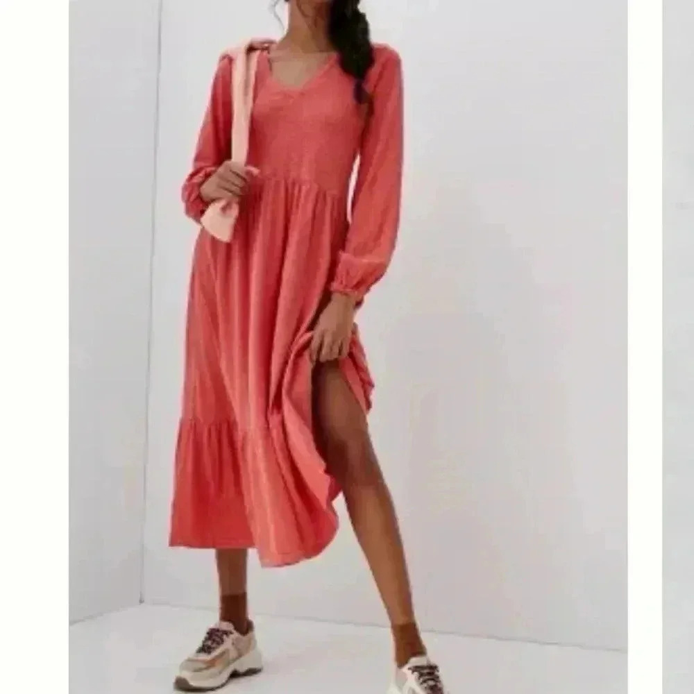 - Anthropologie knit midi dress